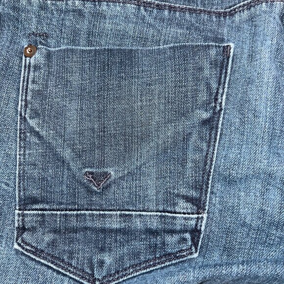 Men's 31 HUDSON CLIFTON 5 POCKET BOOT MEDIUM WASH BLUE DENIM JEANS MADE IN USA - Picture 8 of 14